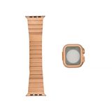 Mobify Mobil Aksesuarda Devrim Apple Watch 45Mm Kasa Korumalı Şık Sağlam Metal Kordon Krd-126