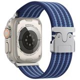 Mobify Mobil Aksesuarda Devrim Apple Watch 49Mm Hasır Naylon Örgülü Özel Toka Tasarımlı Şık Sağlam Metal Kordon Krd133