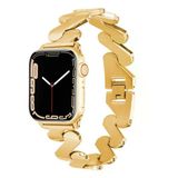 Mobify Mobil Aksesuarda Devrim Apple Watch 7 41Mm Aç Kapak Klipsli Şık Sağlam Metal Kordon Krd80