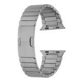 Mobify Mobil Aksesuarda Devrim Apple Watch 7 41Mm Çizgi Tasarımlı Şık Sağlam Metal Kordon Krd82