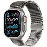 Mobify Mobil Aksesuarda Devrim Apple Watch Ultra 49Mm Şık Metal Nefes Alan Hafif Hasır Kordon Krd121