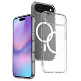 Mobify Mobil Aksesuarda Devrim İphone 17 Air Kılıf Sert Yapı & Sararma Karşıtı Koruma Magsafe Uyumlu Şeffaf Premium Kapak Mlk/Embos Renksiz