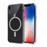 Mobify Mobil Aksesuarda Devrim İphone Xr Kılıf Sert Yapı & Sararma Karşıtı Koruma Magsafe Uyumlu Şeffaf Premium Kapak Mlk/Embos Renksiz