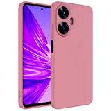 Mobify Mobil Aksesuarda Devrim Realme C55 Kadife İç Yüzeyli Ultra Soft Premium Telefon Kılıfı Mlk/Mara Pembe