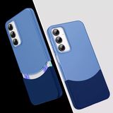 Mobify Mobil Aksesuarda Devrim Samsung Galaxy A55 İnce Tasarımlı İki Parçalı Sert Telefon Kılıfı Mlk/Duble Mavi