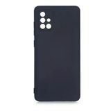 Mobify Mobil Aksesuarda Devrim Samsung Galaxy A71 Kadife İç Yüzeyli Ultra Soft Premium Telefon Kılıfı Mlk/Mara Siyah
