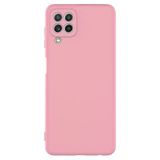Mobify Mobil Aksesuarda Devrim Samsung Galaxy M22 Kadife İç Yüzeyli Ultra Soft Premium Telefon Kılıfı Mlk/Mara Pembe