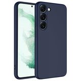 Mobify Mobil Aksesuarda Devrim Samsung Galaxy S23 Plus Kadife İç Yüzeyli Ultra Soft Premium Telefon Kılıfı Mlk/Mara Lacivert