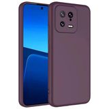 Mobify Mobil Aksesuarda Devrim Xiaomi Mi 13 Kadife İç Yüzeyli Ultra Soft Premium Telefon Kılıfı Mlk/Mara Koyu Mor
