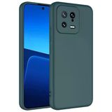 Mobify Mobil Aksesuarda Devrim Xiaomi Mi 13 Kadife İç Yüzeyli Ultra Soft Premium Telefon Kılıfı Mlk/Mara Koyu Yeşil