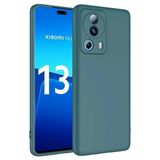 Mobify Mobil Aksesuarda Devrim Xiaomi Mi 13 Lite Kadife İç Yüzeyli Ultra Soft Premium Telefon Kılıfı Mlk/Mara Koyu Yeşil