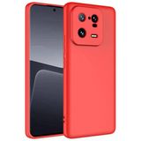 Mobify Mobil Aksesuarda Devrim Xiaomi Mi 13 Pro Kadife İç Yüzeyli Ultra Soft Premium Telefon Kılıfı Mlk/Mara Kırmızı