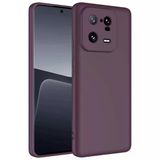 Mobify Mobil Aksesuarda Devrim Xiaomi Mi 13 Pro Kadife İç Yüzeyli Ultra Soft Premium Telefon Kılıfı Mlk/Mara Koyu Mor