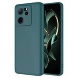 Mobify Mobil Aksesuarda Devrim Xiaomi Mi 13T Kadife İç Yüzeyli Ultra Soft Premium Telefon Kılıfı Mlk/Mara Koyu Yeşil