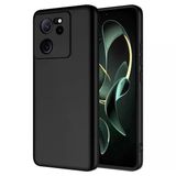 Mobify Mobil Aksesuarda Devrim Xiaomi Mi 13T Kadife İç Yüzeyli Ultra Soft Premium Telefon Kılıfı Mlk/Mara Siyah