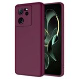 Mobify Mobil Aksesuarda Devrim Xiaomi Mi 13T Pro Kadife İç Yüzeyli Ultra Soft Premium Telefon Kılıfı Mlk/Mara Koyu Mor