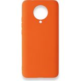 Mobify Poco F2 Pro Kılıf Içi Kadife Kaplı Telefonu Çizmeyen Hafif Yapılı Flexfit Silikon Kapak - Turuncu
