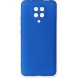 Mobify Poco F2 Pro Kılıf Ince ve Esnek Yapılı Air Softy Premium Silikon Kapak - Mavi
