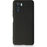 Mobify Poco F3 Kılıf Ince ve Esnek Yapılı Air Softy Premium Silikon Kapak - Siyah