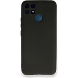 Mobify Realme C25S Kılıf Ince ve Esnek Yapılı Air Softy Premium Silikon Kapak - Siyah