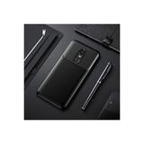 Mobify Redmi 5 Plus Kılıf Karbon Desenli Şık Tamia Premium Silikon Kapak - Siyah