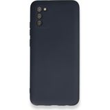 Mobify Samsung Galaxy A02S Kılıf Içi Kadife Kaplı Telefonu Çizmeyen Hafif Yapılı Flexfit Silikon Kapak - Lacivert