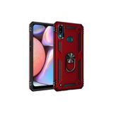 Mobify Samsung Galaxy A10S Kılıf Tam Koruma Çift Katmanlı Ibiza Sert Silikon Kapak - Kırmızı