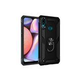 Mobify Samsung Galaxy A10S Kılıf Tam Koruma Çift Katmanlı Ibiza Sert Silikon Kapak - Siyah