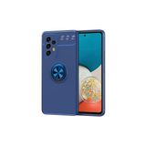 Mobify Samsung Galaxy A33 5g Kılıf Yüzüklü Sağlam Esnek Ringo Silikon Kapak - Mavi