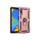 Mobify Samsung Galaxy A7 2018 Kılıf Tam Koruma Çift Katmanlı Ibiza Sert Silikon Kapak - Rose