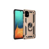 Mobify Samsung Galaxy A71 Kılıf Tam Koruma Çift Katmanlı Ibiza Sert Silikon Kapak - Gold