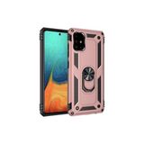 Mobify Samsung Galaxy A71 Kılıf Tam Koruma Çift Katmanlı Ibiza Sert Silikon Kapak - Rose