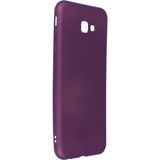 Mobify Samsung Galaxy J4 Plus Kılıf Ince ve Esnek Yapılı Air Softy Premium Silikon Kapak - Mürdüm