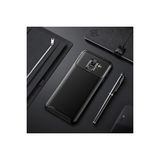 Mobify Samsung Galaxy J6 Kılıf Karbon Desenli Şık Tamia Premium Silikon Kapak - Siyah