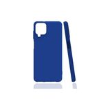 Mobify Samsung Galaxy M12 Kılıf Esnek ve Soft Jazz Premium Silikon Kılıf - Mavi
