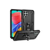 Mobify Samsung Galaxy M33 Kılıf Tam Koruma Çift Katmanlı Ibiza Sert Silikon Kapak - Siyah