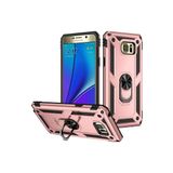 Mobify Samsung Galaxy Note 5 Kılıf Tam Koruma Çift Katmanlı Ibiza Sert Silikon Kapak - Rose