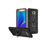 Mobify Samsung Galaxy Note 5 Kılıf Tam Koruma Çift Katmanlı Ibiza Sert Silikon Kapak - Siyah