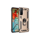 Mobify Samsung Galaxy S21 Plus Kılıf Tam Koruma Çift Katmanlı Ibiza Sert Silikon Kapak - Gold