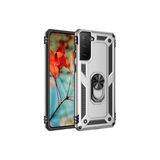 Mobify Samsung Galaxy S21 Plus Kılıf Tam Koruma Çift Katmanlı Ibiza Sert Silikon Kapak - Gri