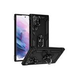 Mobify Samsung Galaxy S22 Ultra Kılıf Tam Koruma Çift Katmanlı Ibiza Sert Silikon Kapak - Siyah