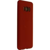 Mobify Samsung Galaxy S8 Kılıf Ince ve Esnek Yapılı Air Softy Premium Silikon Kapak - Bordo