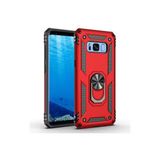 Mobify Samsung Galaxy S8 Kılıf Tam Koruma Çift Katmanlı Ibiza Sert Silikon Kapak - Kırmızı