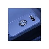 Mobify Samsung Galaxy S8 Plus Kılıf Yüzüklü Sağlam Esnek Ringo Silikon Kapak - Mavi