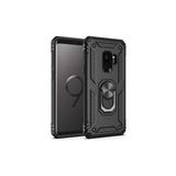 Mobify Samsung Galaxy S9 Kılıf Tam Koruma Çift Katmanlı Ibiza Sert Silikon Kapak - Siyah