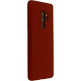Mobify Samsung Galaxy S9 Plus Kılıf Ince ve Esnek Yapılı Air Softy Premium Silikon Kapak - Bordo
