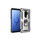 Mobify Samsung Galaxy S9 Plus Kılıf Tam Koruma Çift Katmanlı Ibiza Sert Silikon Kapak - Gri