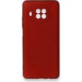 Mobify Xiaomi Mi 10T Lite Kılıf Ince ve Esnek Yapılı Air Softy Premium Silikon Kapak - Bordo