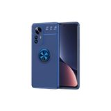 Mobify Xiaomi Mi 12 Pro Kılıf Yüzüklü Sağlam Esnek Ringo Silikon Kapak - Mavi