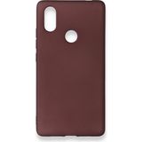 Mobify Xiaomi Mi 8 Se Kılıf Ince ve Esnek Yapılı Air Softy Premium Silikon Kapak - Mürdüm